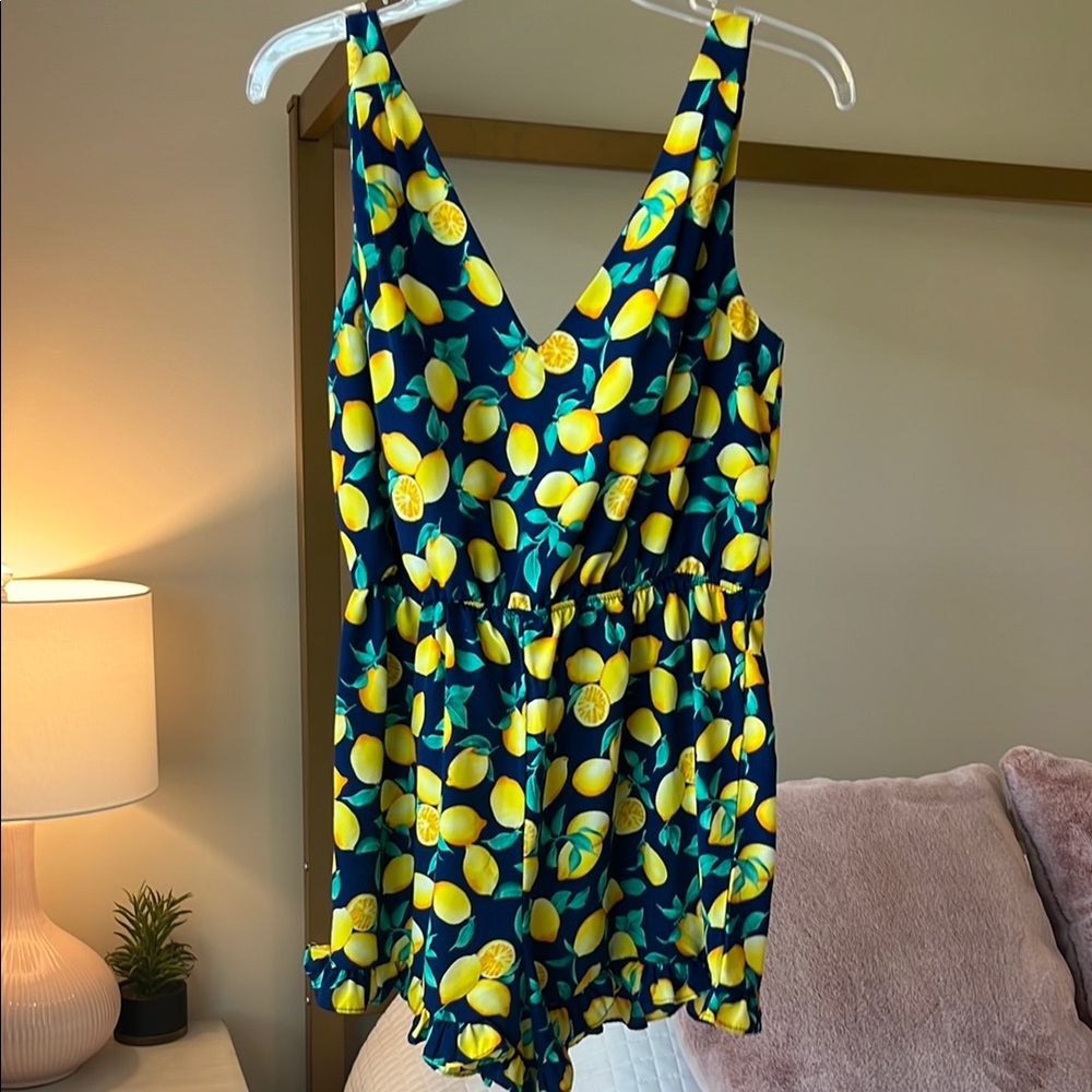 Summer Lemon Romper